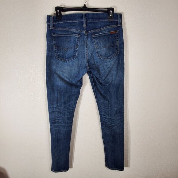 Polo Ralph Lauren Tompkins Skinny Fit Womens Size 30 Blue Denim Jeans 32x29 - Picture 2 of 14